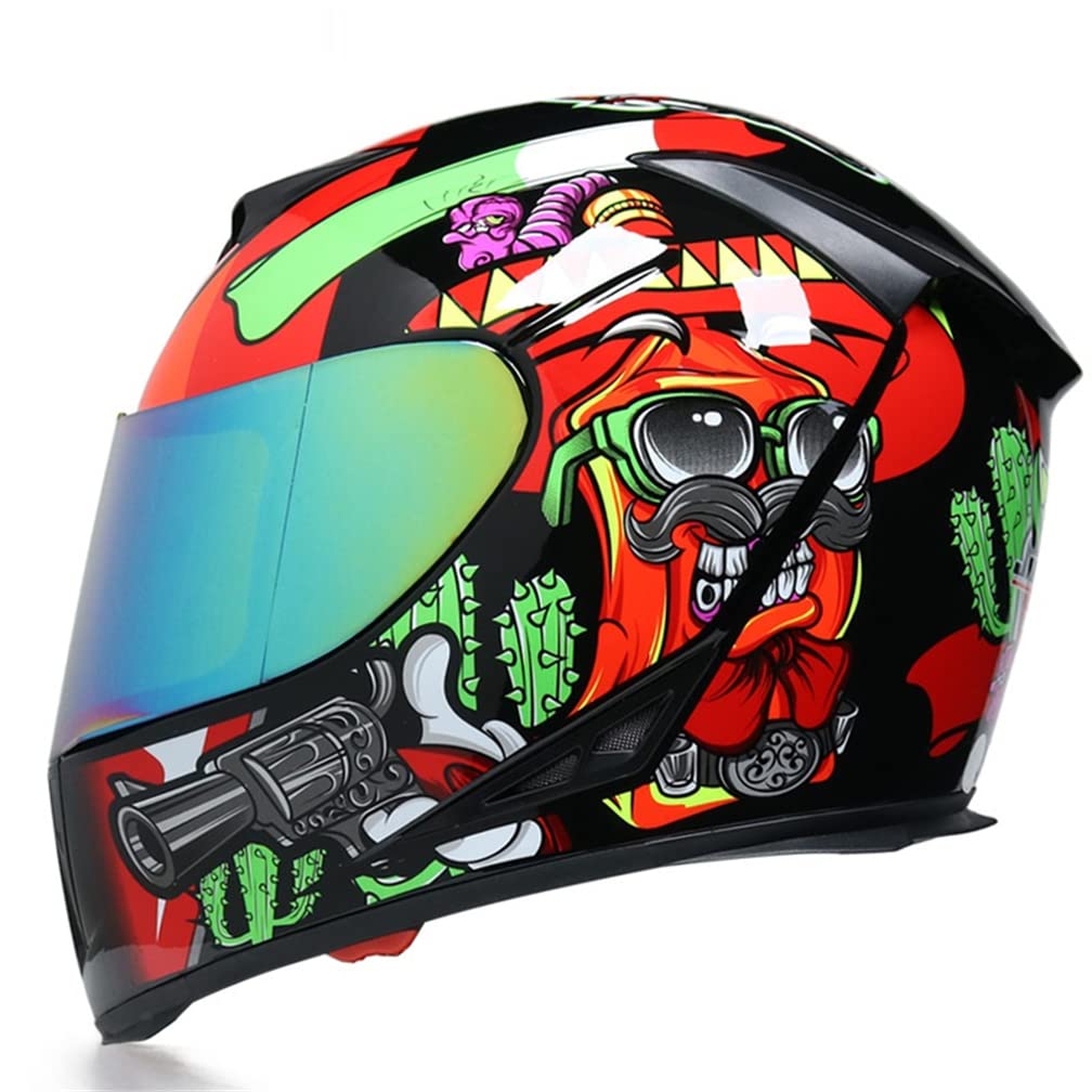 ECE Motobike Moto Modular Flip Up Helme Motorrad Full Face Helm Jugend Motorradhelme Full Face von MOTESEN