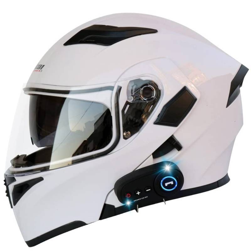 MOTESEN Man Flip-Up Helme für volles Gesicht Flip-up Motorradhelm ABS Touring Motorrad Frauen Frühling Modular Helm K10 Bluetooth Sommer Kollisionsvermeidung von MOTESEN