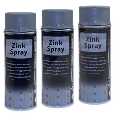 Motip 3x 400ml Zinkspray [Hersteller-Nr. 269271] von MOTIP