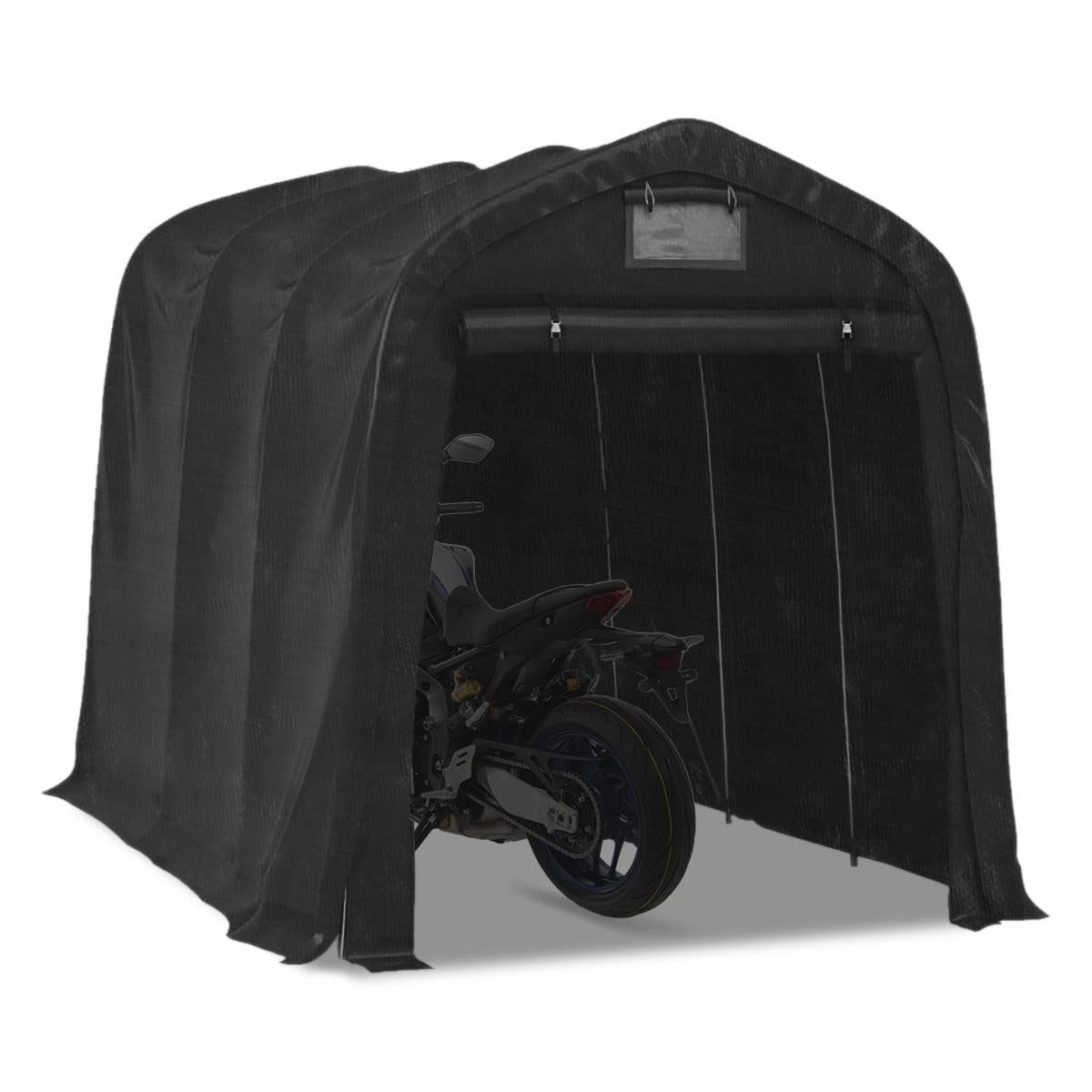 Motorrad Zeltgarage MG2 Motorradgarag 1,6x2,4m PE schwarz von MOTO GUARD