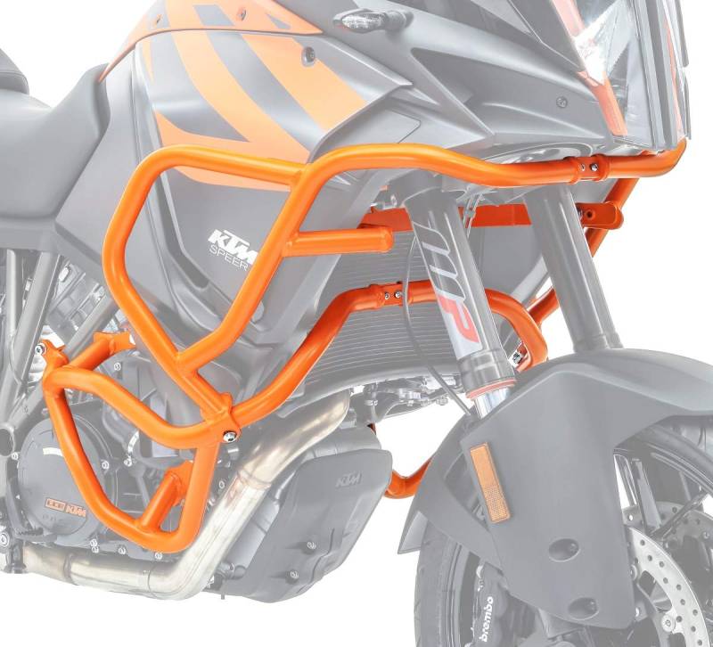 Sturzbügel für KTM 1290 Super Adventure R/S/T 2017-2020 Oben und unten orange von MOTO GUARD