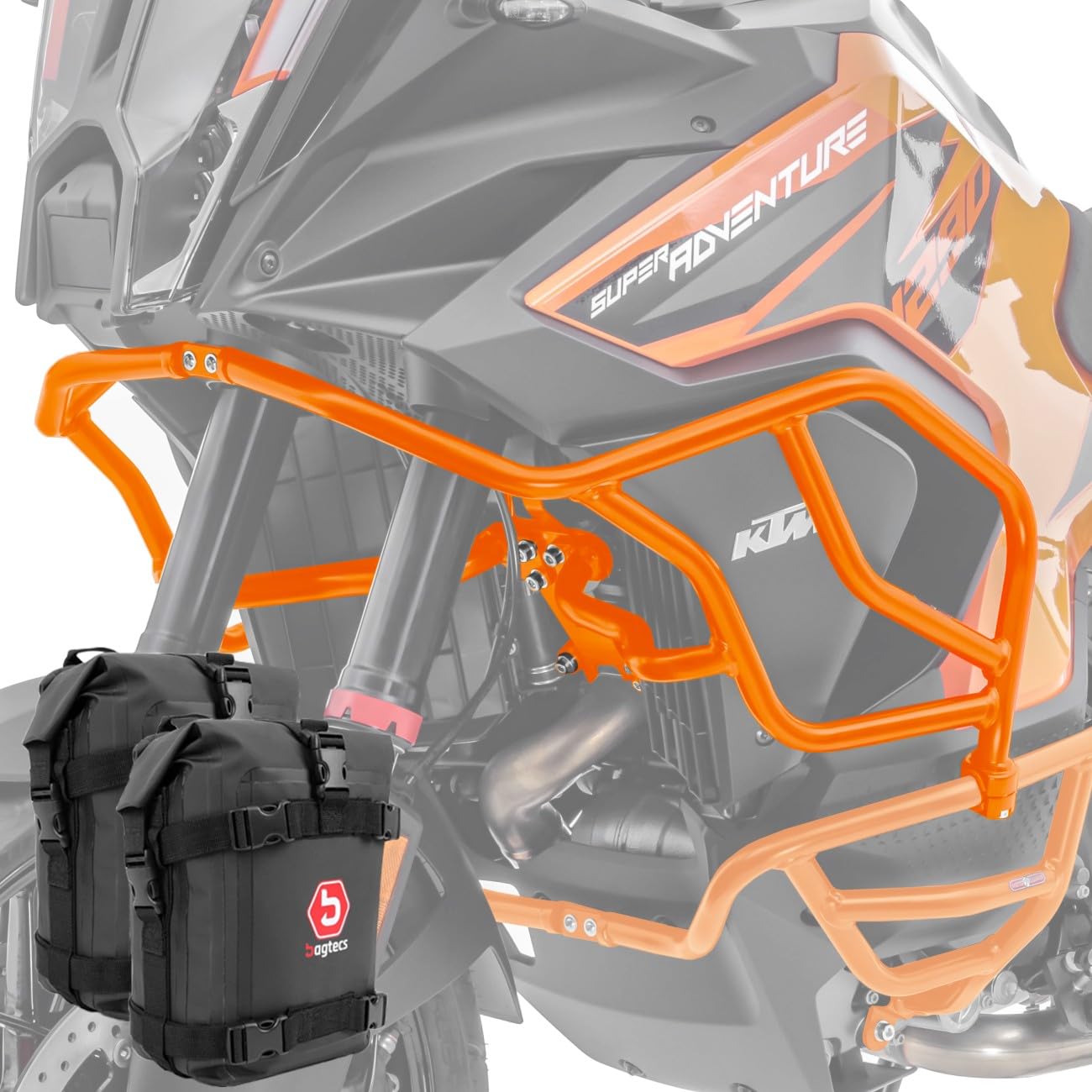 Verkleidungsschutzbügel + Taschen X21 für KTM 1290 Super Adventure R/S 21-24 sw von MOTO GUARD