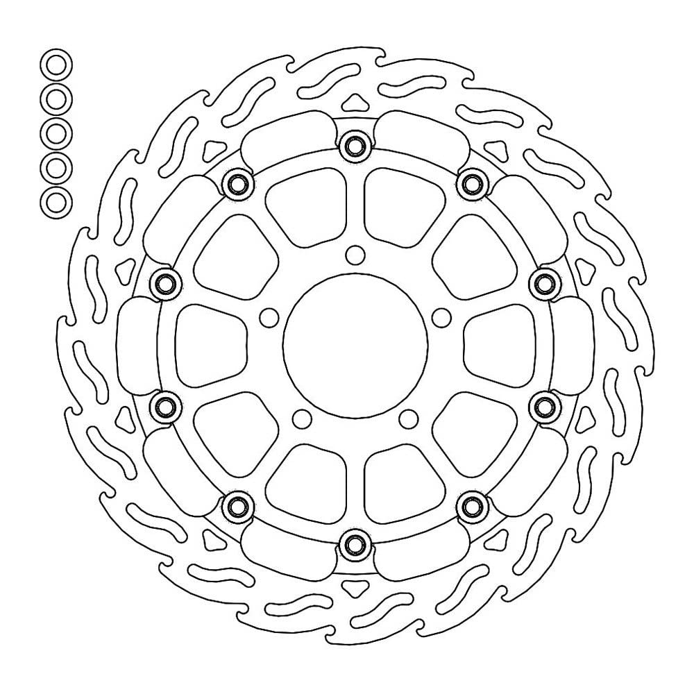 BRAKE DISC FLAME FLOAT FT L von MOTO-MASTER