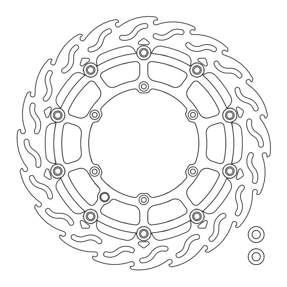 BRAKE DISC FLAME STREET SM FR von MOTO-MASTER