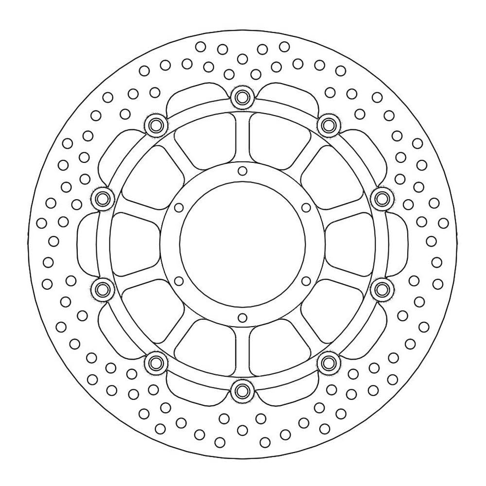 BRAKE DISC HALO FLOAT FT von MOTO-MASTER