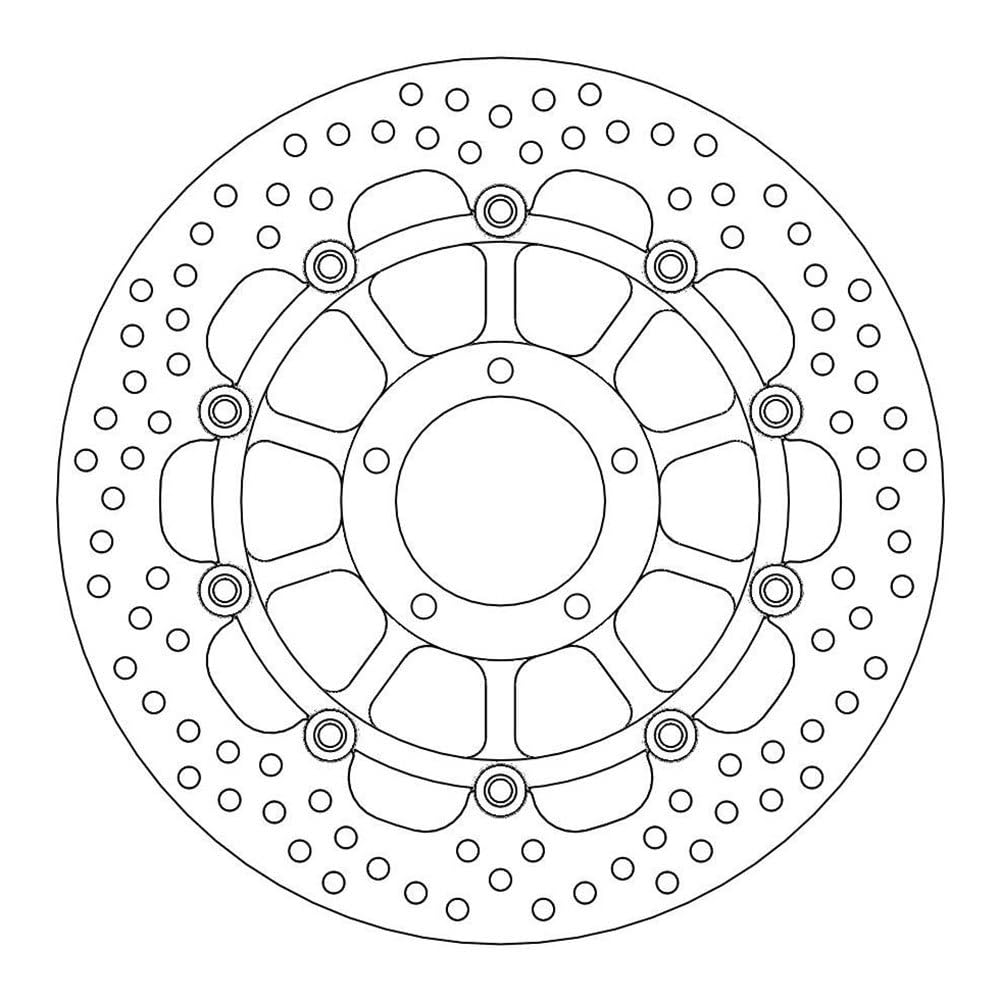 BRAKE DISC HALO FLOAT FT von MOTO-MASTER