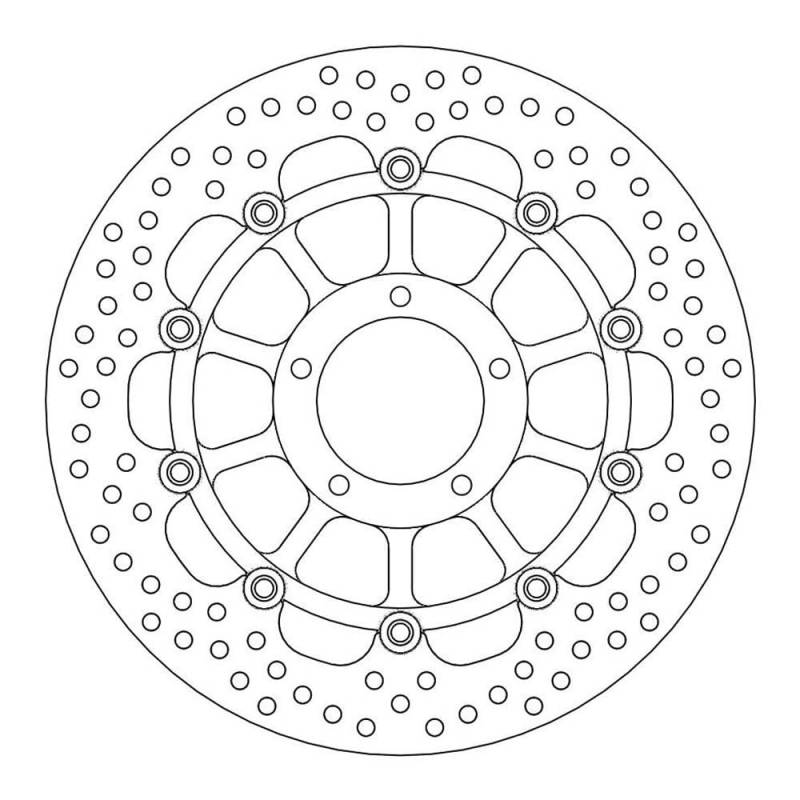 BRAKE DISC HALO FLOAT FT von MOTO-MASTER