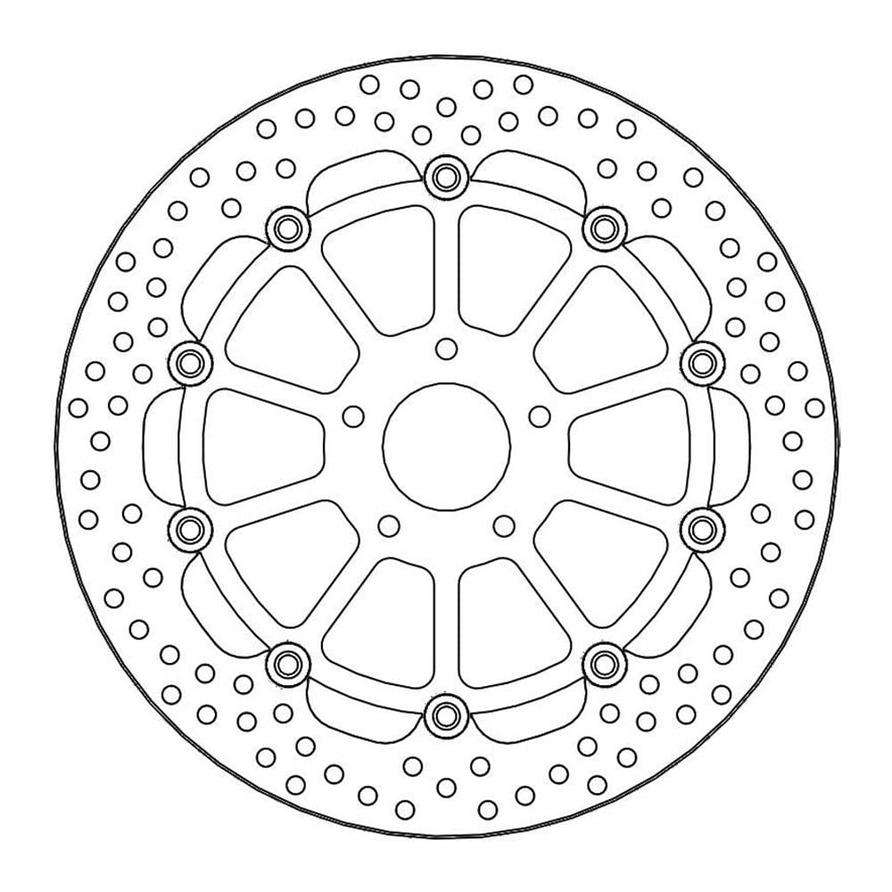 BRAKE DISC HALO FLOAT FT von MOTO-MASTER