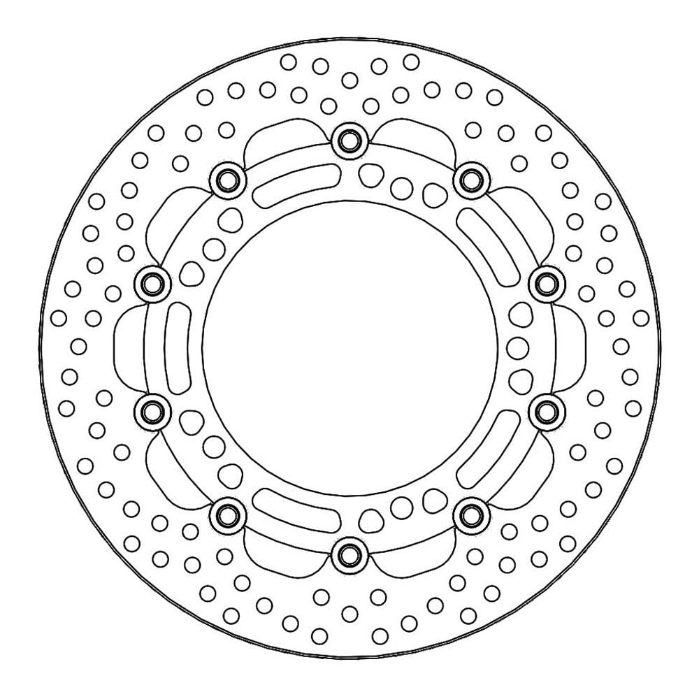 BRAKE DISC HALO FLOAT FT von MOTO-MASTER