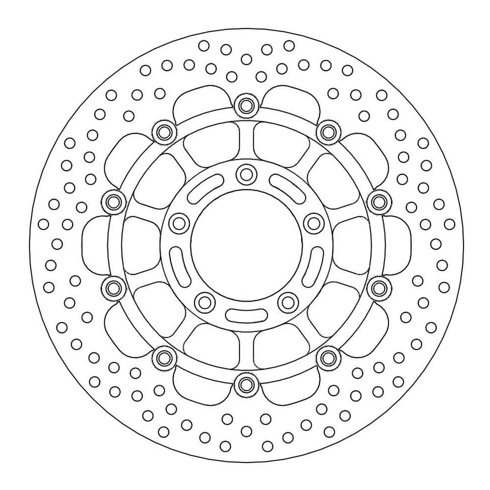 BRAKE DISC HALO FLOAT FT von MOTO-MASTER