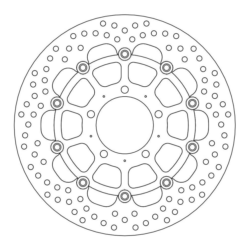 BRAKE DISC HALO FLOAT FT von MOTO-MASTER