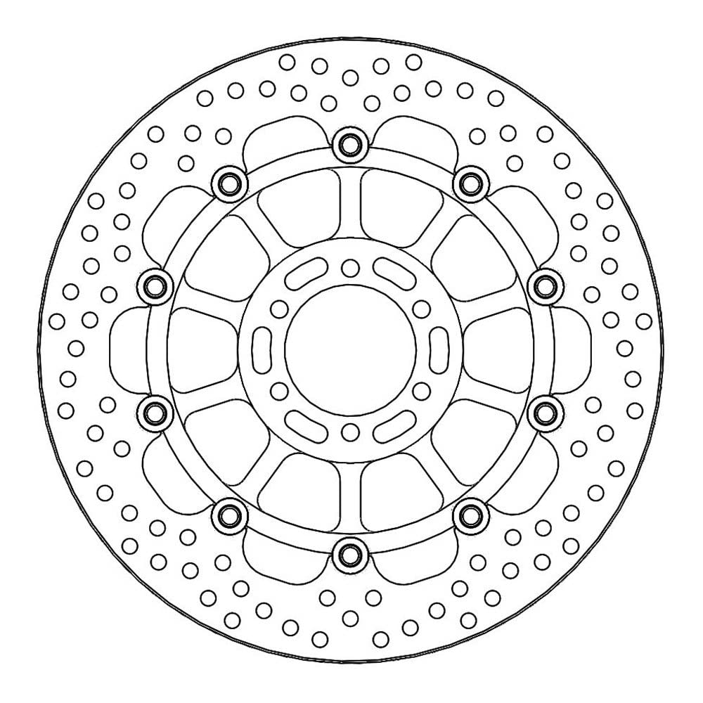 BRAKE DISC HALO FLOAT FT von MOTO-MASTER