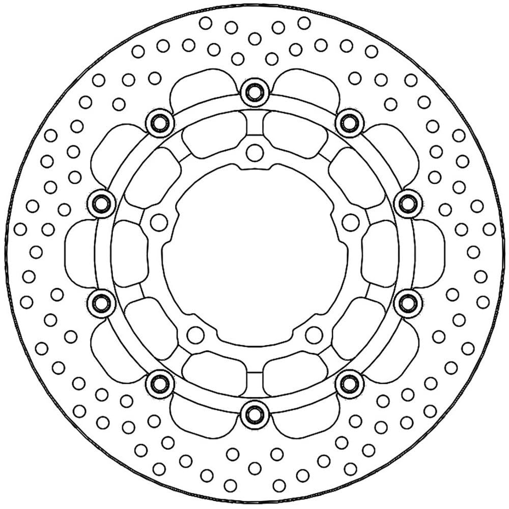 BRAKE DISC HALO FLOAT FT von MOTO-MASTER