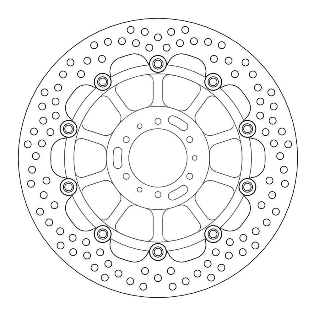 BRAKE DISC HALO FLOAT FT von MOTO-MASTER