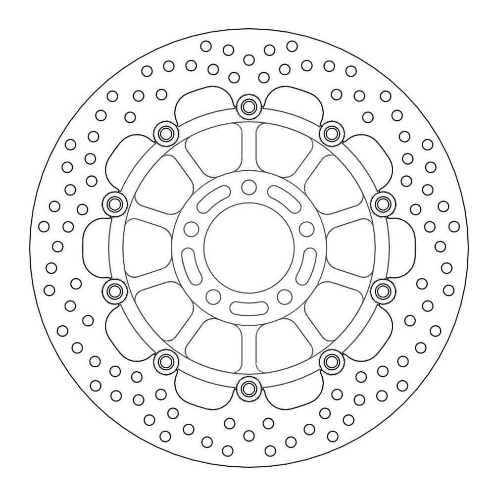 BRAKE DISC HALO FLOAT FT von MOTO-MASTER