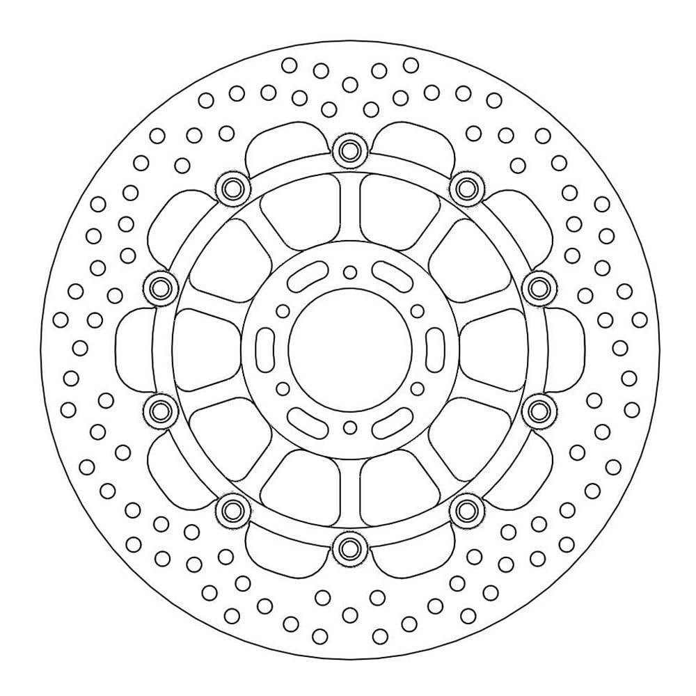 BRAKE DISC HALO FLOAT FT von MOTO-MASTER