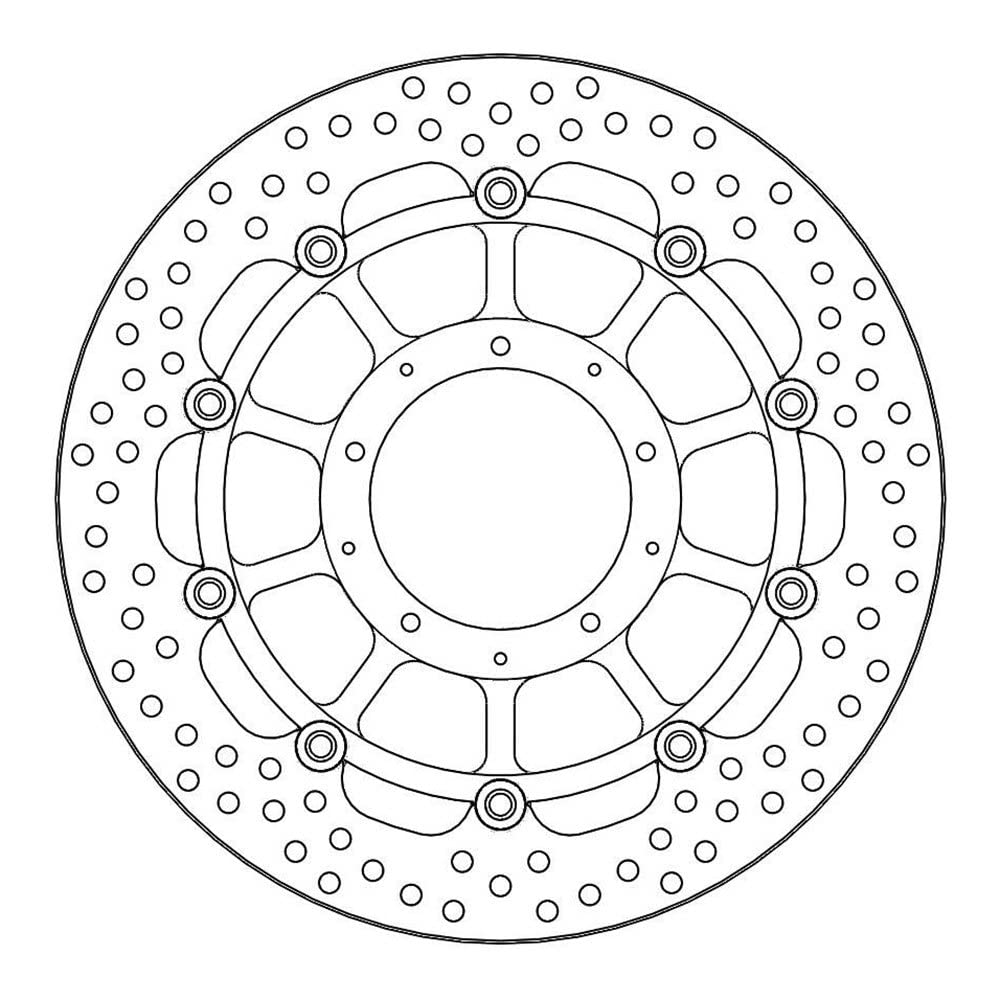 BRAKE DISC HALO FLOAT FT von MOTO-MASTER