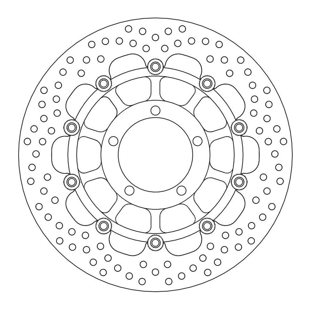 BRAKE DISC HALO FLOAT FT von MOTO-MASTER