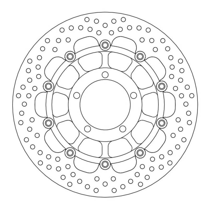 BRAKE DISC HALO FLOAT FT von MOTO-MASTER