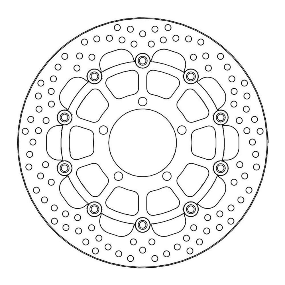 BRAKE DISC HALO FLOAT FT von MOTO-MASTER