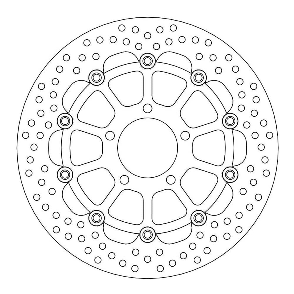 BRAKE DISC HALO FLOAT FT von MOTO-MASTER