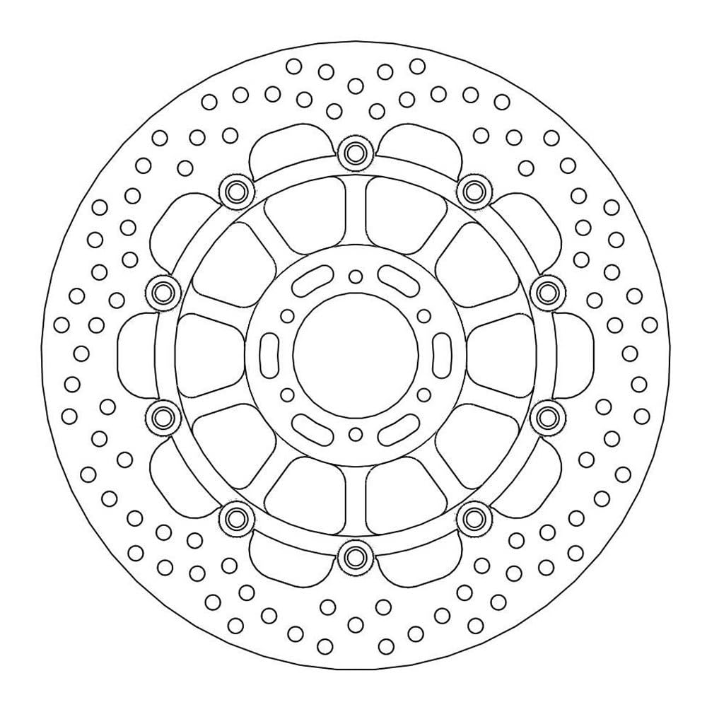 BRAKE DISC HALO FLOAT FT von MOTO-MASTER