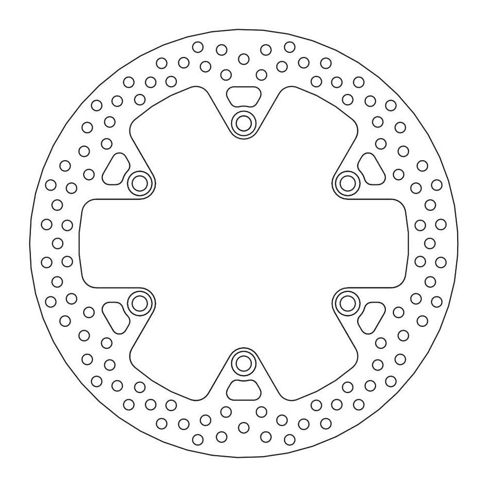 BRAKE DISC HALO FRONT von MOTO-MASTER