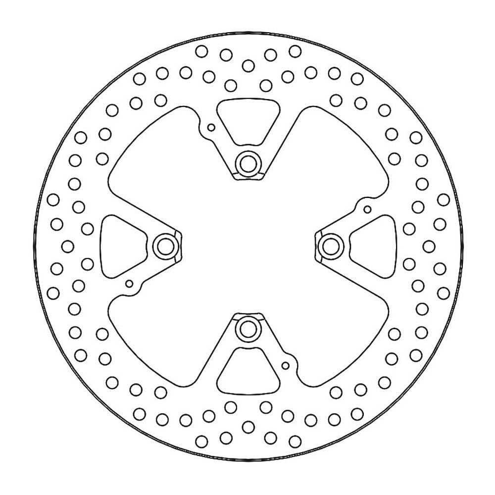 BRAKE DISC HALO REAR von MOTO-MASTER