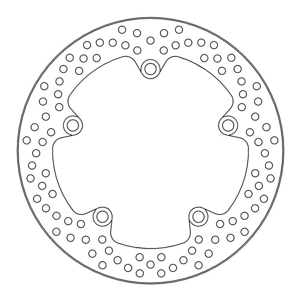 BRAKE DISC HALO REAR von MOTO-MASTER