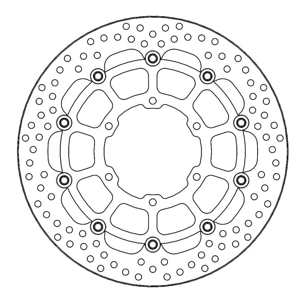 BRAKE DISC HALO T-FLOATER FT von MOTO-MASTER