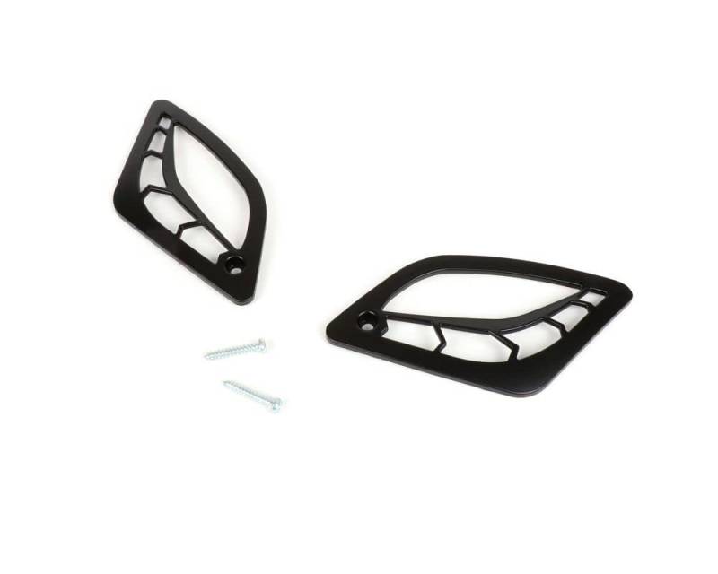 MOTO NOSTRA Blinkergitter hinten schwarz matt kompatibel für Vespa GT, GTL, GTV, GTS 125-300 von MOTO NOSTRA