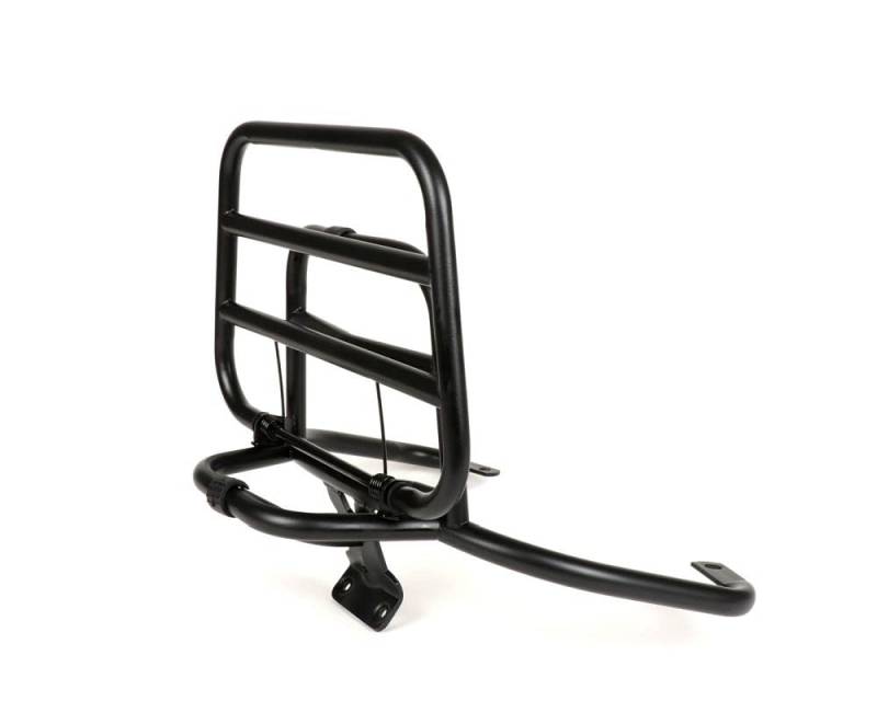 MOTO NOSTRA Gepäckträger klappbar hinten schwarz, kompatibel für Vespa LX50, LX125, LX150, Vespa LXV50, LXV125, Vespa S50, S125, S150 von MOTO NOSTRA