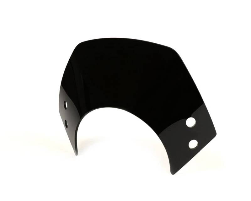 MOTO NOSTRA Windschutzscheibe schwarz ohne Halter kompatibel für Vespa GT, GTL, GTS Super Sport, GTS Super 125, 250, 300 von MOTO NOSTRA