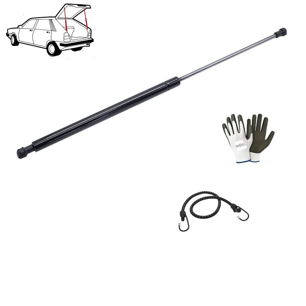 Gasfeder für Heckklappe, 620 mm, 625 N, Senza LUNOTTO Posterie, kompatibel mit Citroen BERLINGO 04/08 A 02/13, BERLINGO 04/13, MG016440 von MOTO SPORT MONDO