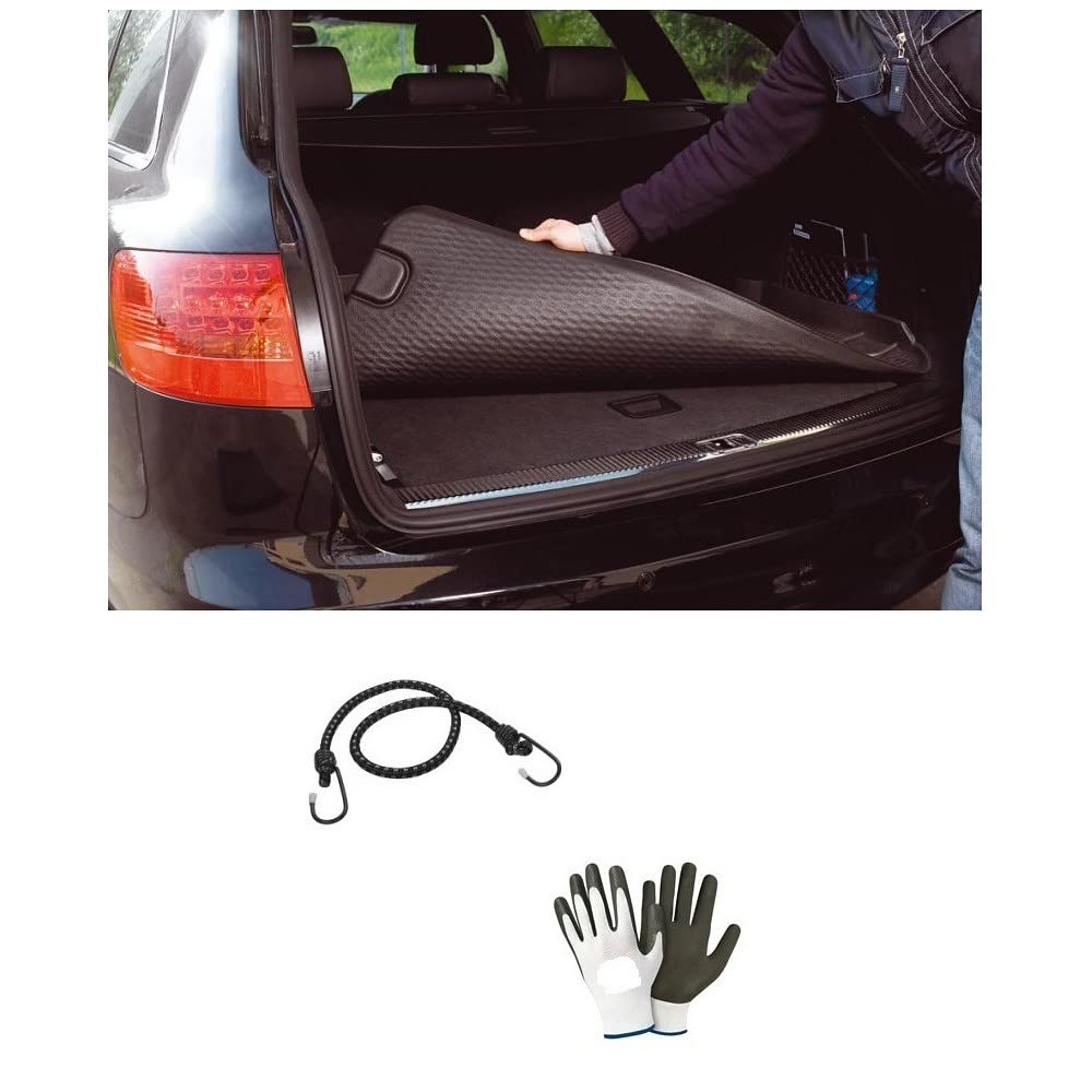 KOMPATIBEL MIT CITROEN C3 Picasso (Rails) 5-Türer ab 2009 ab 29.12 Kofferraumwanne für Auto Heckklappe Antirutschmatte für Haustiere, Hunde, Garten, Werkzeuge 900 x 700 mm 3 cm von MOTO SPORT MONDO