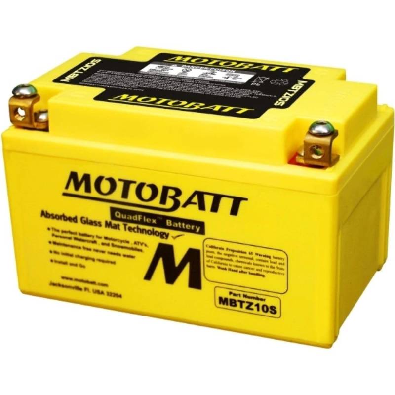 MBTZ10S MOTOBATT Quadflex AGM Bike Batterie 12V 8Ah von MOTOBATT