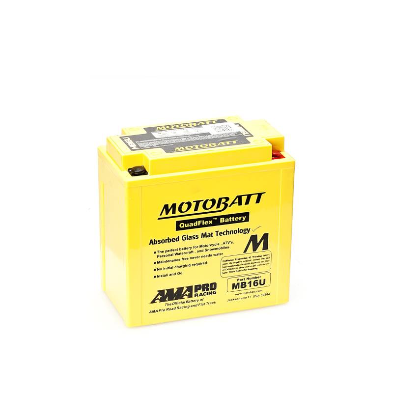 MOTOBATT Batterie MB16U Preis inkl. gesetzlichen Batteriepfand 7,50€ inkl. Mwst von MOTOBATT