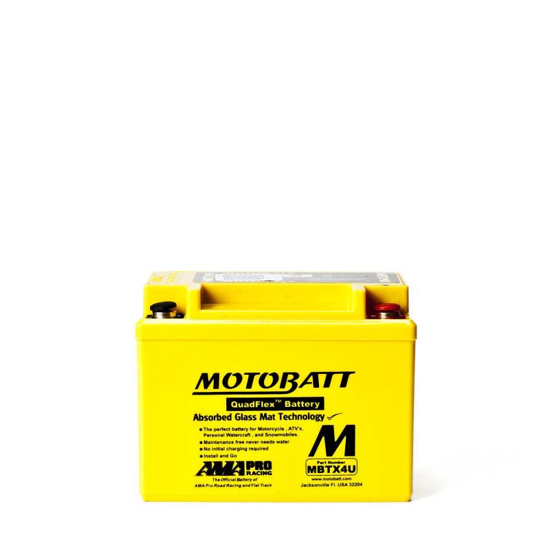 MOTOBATT Batterie MBTX4U Preis inkl. gesetzlichen Batteriepfand 7,50€ inkl. Mwst von MOTOBATT