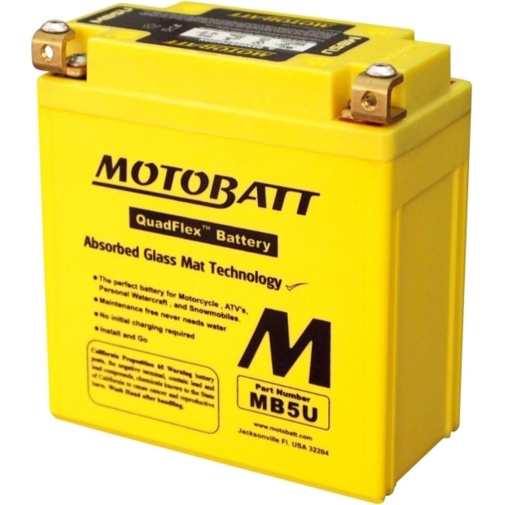 MOTOBATT MB5U 7 Ah / 12N5-3B, YB5L-B von MOTOBATT