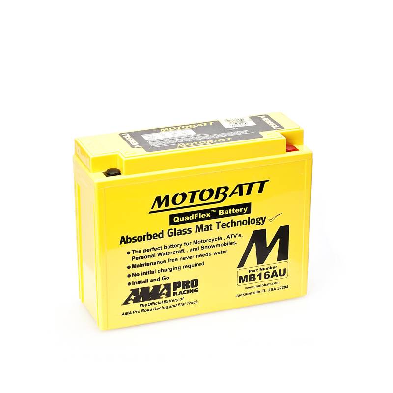 MOTOBATT quadflex MB16AU Akku für eine Ducati 400 MONSTER alle Modelle (1995–2006) von MOTOBATT