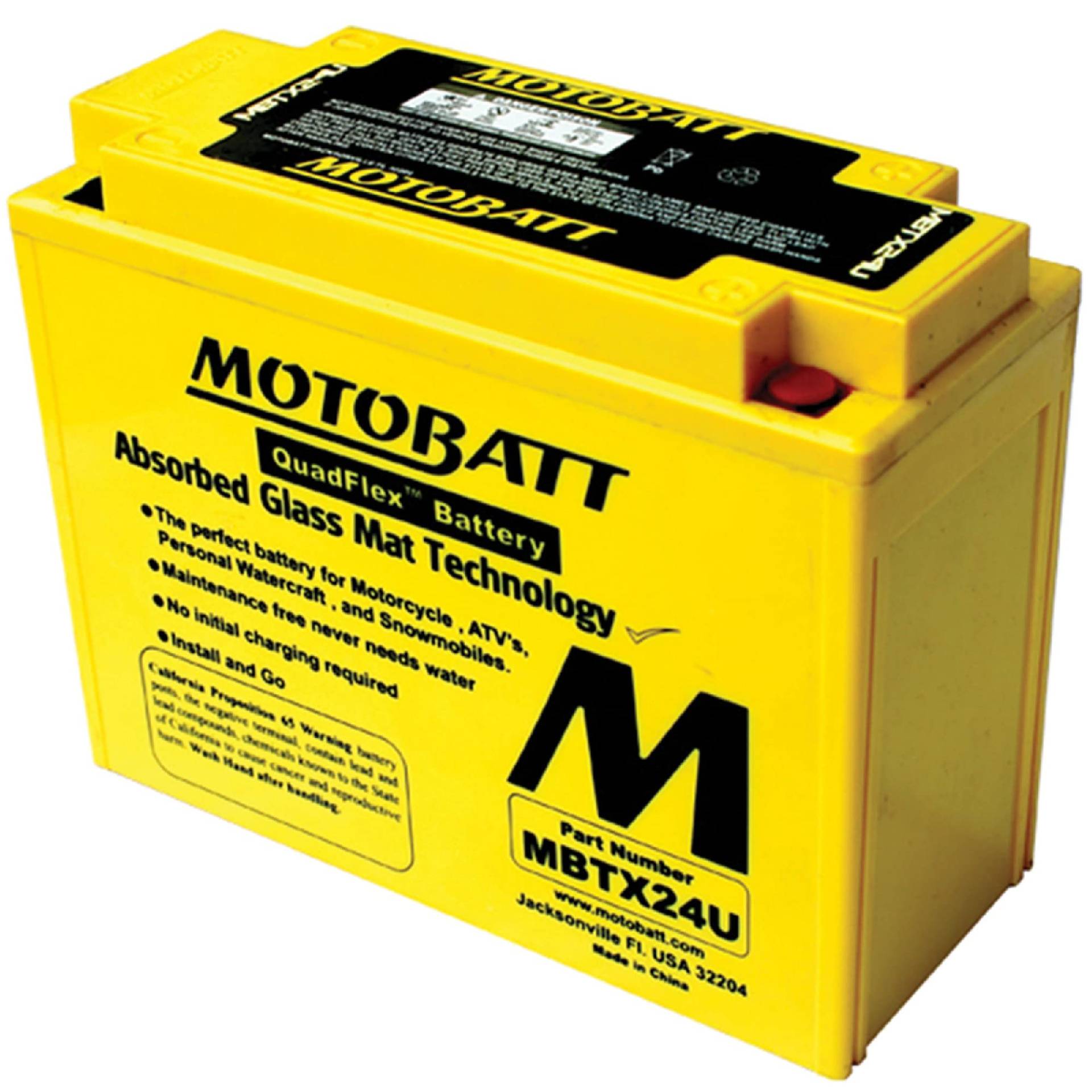 Motobatt MBTX24U Motorrad Batterie von MOTOBATT