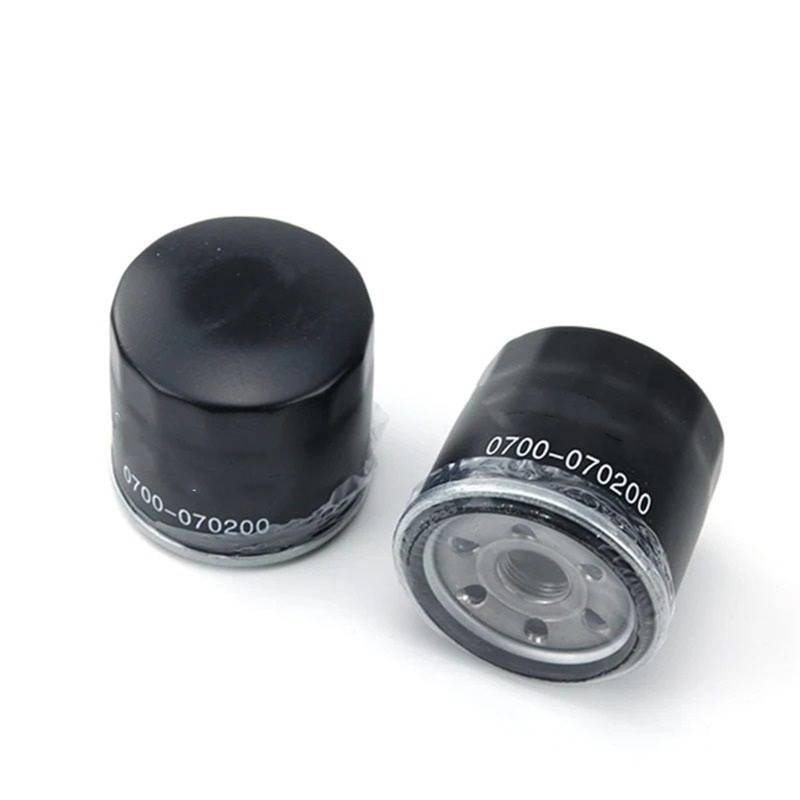 MOTOHIRO 2PCS Ölfilter for CFMOTO 650NK 650MT 650TR-G 650GT 0700-070200 for Cf Moto 650cc Motorrad Fahrzeugölfilter von MOTOHIRO