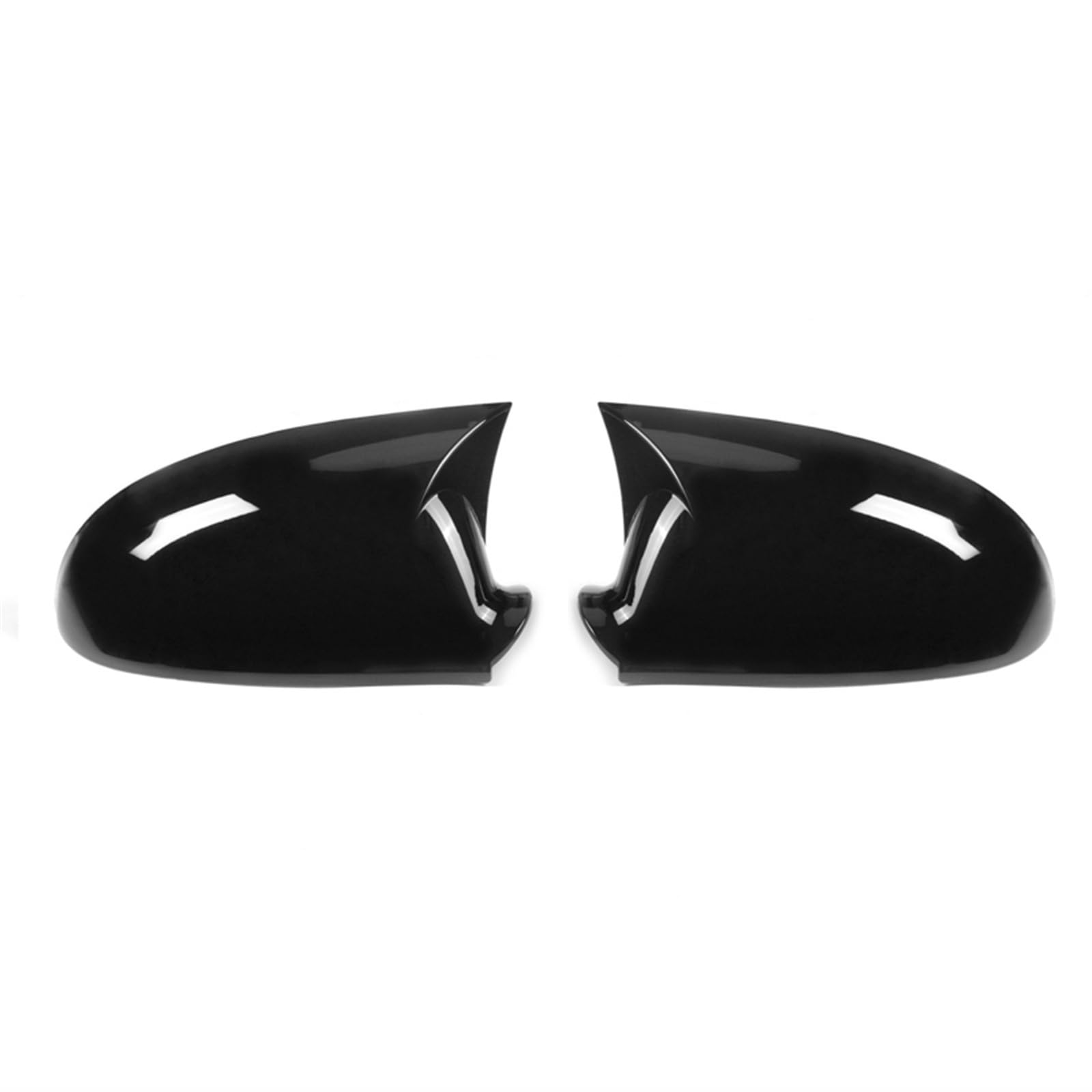 MOTOHIRO Seitenspiegelabdeckung Flügel Rückspiegelkappen Passend for VW Golf MK5 GTI 2003–2009 Passend for Jetta 5 Passend for Passat B6 B5.5 OX Horn Style Außenspiegel-Abdeckkappen (Size : Glossy Bl von MOTOHIRO