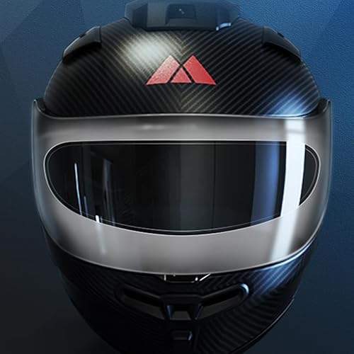 MOTOKER Motorrad Helm Antibeschlag Folie, Motorradhelm-Visier, Universal-Visierschutz, Aufkleber Motoin von MOTOKER