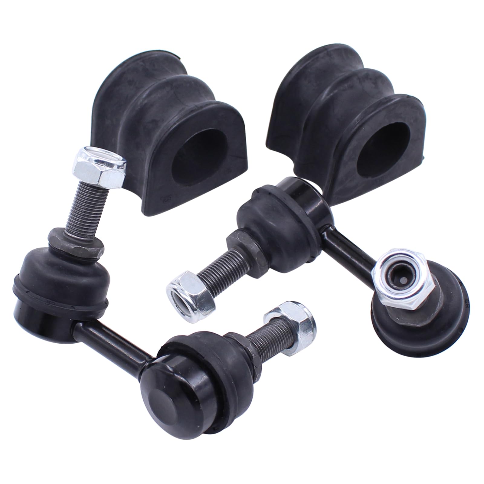 MOTOKU Vordere Sway Bar Links Stabilisator Bar Links und Buchsen Set für Nissan Xterra 2005-2015 Pathfinder 2005-2012 Frontier 2005-2019 Suzuki Equator 2009-2012 K80470 K80471 54613ZT00A 5466613ZT00A von MOTOKU