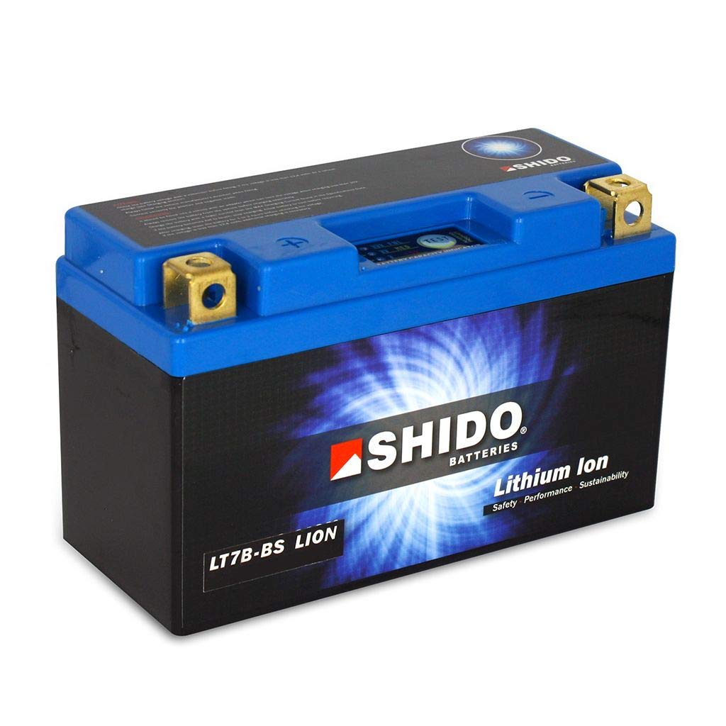 Batterie 12V 3AH(6AH) YT7B-BS Lithium-Ionen Shido 50791 1103 Panigale V4 S Corse ABS 19 von MOTOMENT