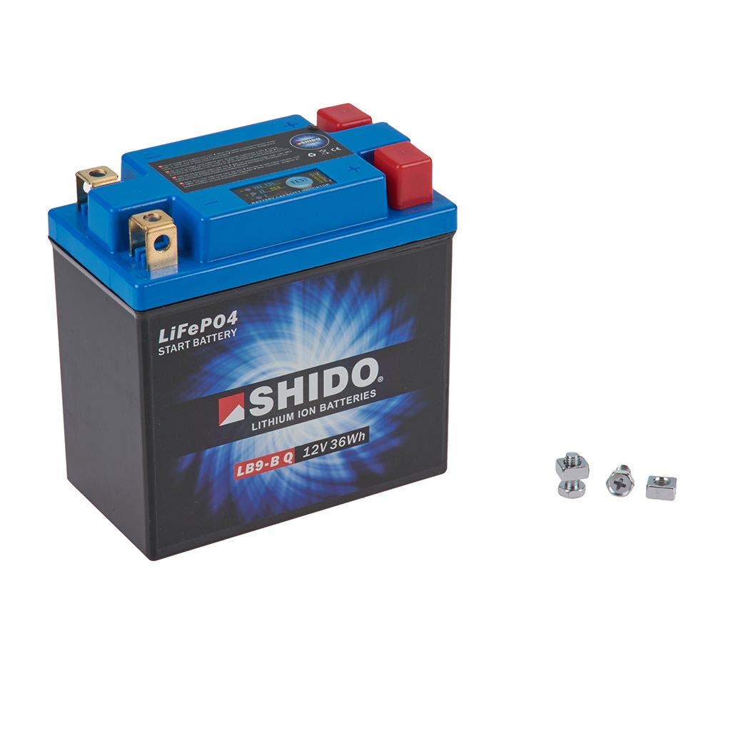 Batterie 12V 3AH(8AH) YB9-B Lithium-Ionen Shido TPH 125 M02-2 Takt 95-03 von MOTOMENT