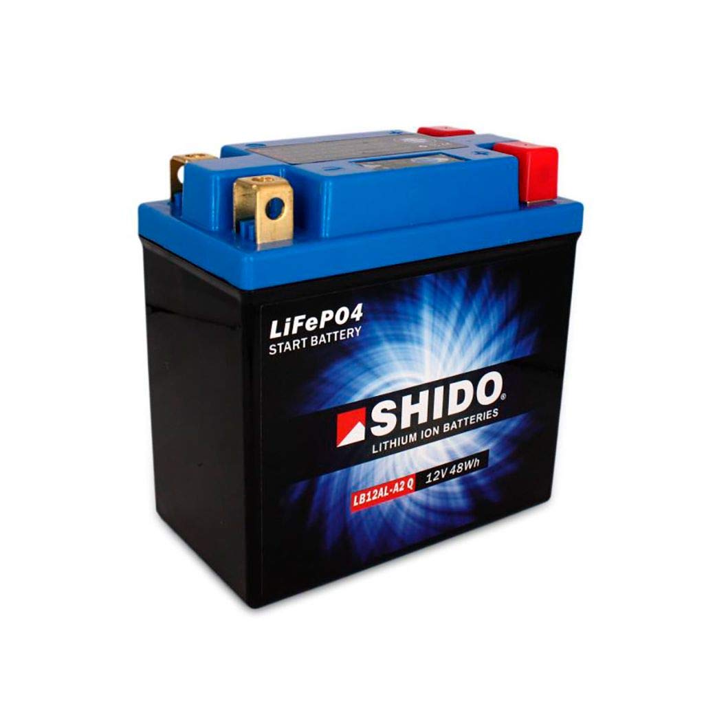 Batterie 12V 4AH(12AH) YB12AL-A2 Lithium-Ionen Shido 51213 Pegaso 650 ie Cube RW 01-04 von MOTOMENT