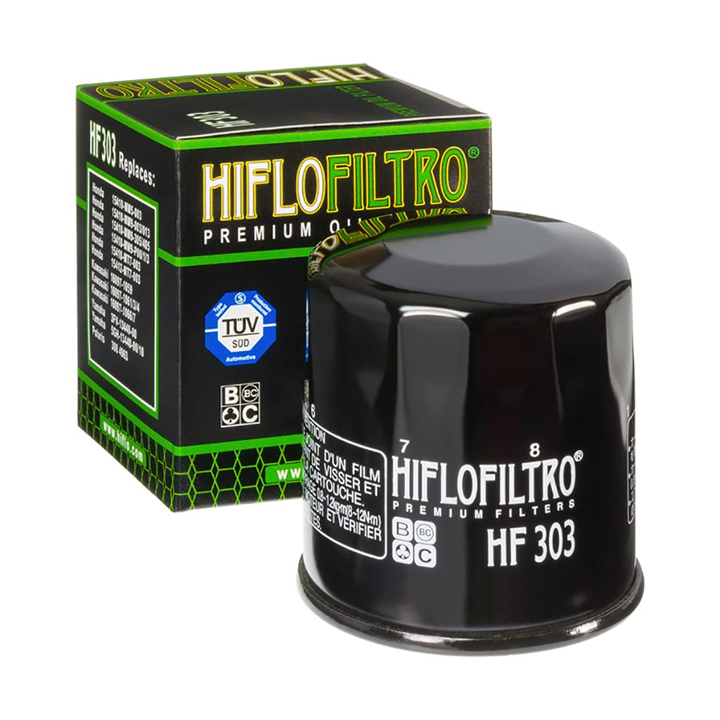 Ölfilter Hiflo HF303 Schwarz Passend für Honda XL 1000 V Varadero SD01 1999-2000 von MOTOMENT