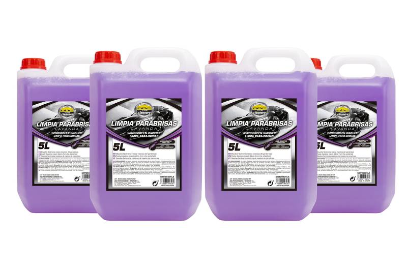 ABC Cleaners MOT20325LA_SET SET4 ScheibenReiniger Arom Lavender, Lavendelfarben, 4 UDS von MOTORKIT